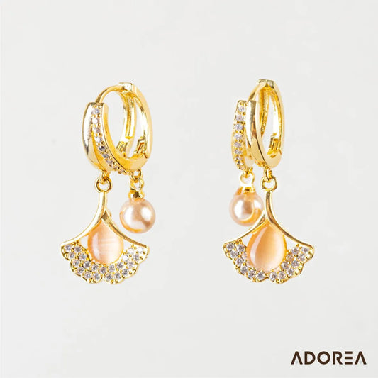 ARETES HOJA DE GINKGO