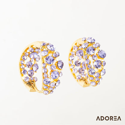 ARETES ARO MORADO